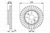 Тормозной диск BOSCH 0986479676 (фото 1)