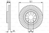 Тормозной диск BOSCH 0986479690 (фото 1)