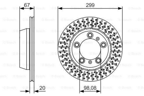 Тормозной диск BOSCH 0986479A09