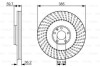 Тормозной диск BOSCH 0986479A31 (фото 1)