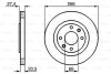 ДИСК тормозной передний COATED BOSCH 0986479B27 (фото 6)