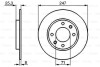 ДИСК тормозной задний COATED BOSCH 0986479B35 (фото 6)