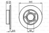 ДИСК ГАЛЬМIВНИЙ ЗАДНIЙ COATED BOSCH 0986479B56 (фото 6)