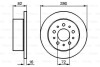 ДИСК ГАЛЬМIВНИЙ ЗАДНIЙ COATED BOSCH 0986479B63 (фото 6)