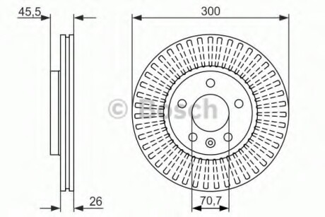 Тормозной диск BOSCH 0986479C56