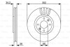 Тормозной диск BOSCH 0986479C72 (фото 1)