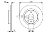 Тормозной диск BOSCH 0986479C80 (фото 1)