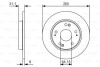 Тормозной диск BOSCH 0986479V21 (фото 1)