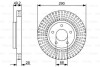 Диск гальмівний NISSAN Quest/Pathfinder \'\'F \'\'3,5 \'\'03>> BOSCH 0986479V48 (фото 1)