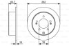 Диск гальмівний HYUNDAI/KIA K3/Soul/Yue Dong/i30/Elantra R 1,6-2,0 08>> BOSCH 0986479W12 (фото 1)