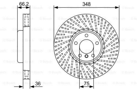 TARCZA HAM. BMW P. 5/6/7 10- PR BOSCH 0986479W20