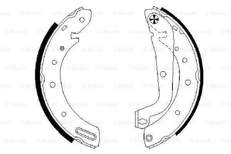 БАРАБАННI КОЛОДКИ BOSCH 0986487583