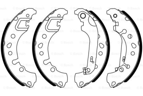 SZCZКKI HAM FORD FIESTA VII 1.0, 1.1, 1.5D 01.17- TYЈ BOSCH 0986487961