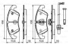 Комплект тормозных колодок, дисковый механизм BOSCH 0986494201 (фото 8)