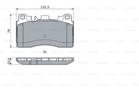 KLOCKI HAM./TYЈ/ DB E-KLASA /W212/ 13- BOSCH 0986494989