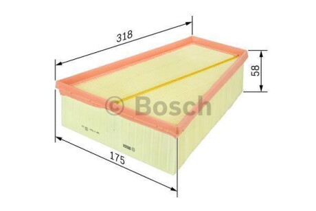 Фільтр повітряний BOSCH 1457433543