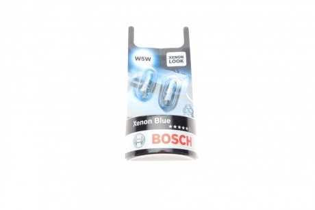 Автолампа (12V 5W W5W Xenon Blue блистер 2 шт) BOSCH 1987301033