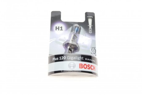 Автолампа (12V 55W H1 GIGALIGHT 120 блистер) BOSCH 1987301108