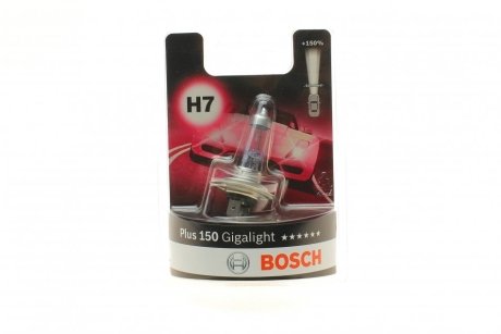 Автолампа H7 Gigalight Plus 150 12 V 55 W BOSCH 1987301137