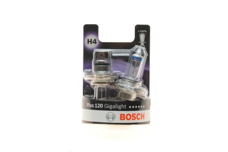 Автолампа 12V 60/55W H4 GIGALIGHT бокс 2 шт BOSCH 1987301425 (фото 1)