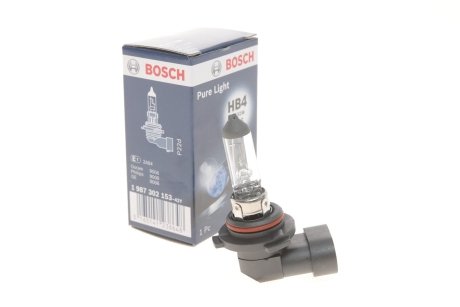 Автолампа (12V 51W HB4 PURE LIGHT картон) BOSCH 1987302153