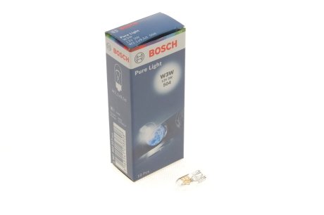 Автолампа (12V 3W W3W PURE LIGHT) BOSCH 1987302217