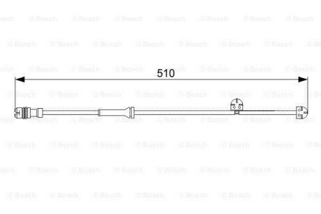 Датчик зносу гальмівних колодок BOSCH 1987473029