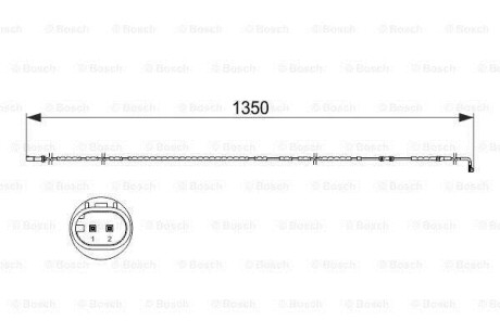 Датчик зносу гальмівних колодок BOSCH 1987473503