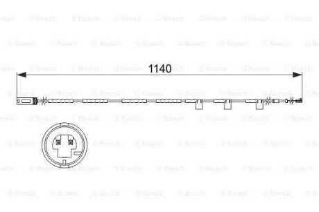 ДАТЧИК ИЗНОШЕНИЯ ДИСК.КОЛ.ЗАД BOSCH 1987473525