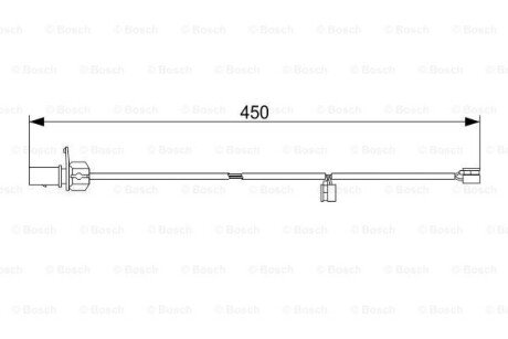 Датчик зносу,гальм.колодки BOSCH 1987473583