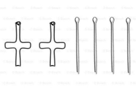 Гальмівні колодки (монтажний набір) BOSCH 1987474162