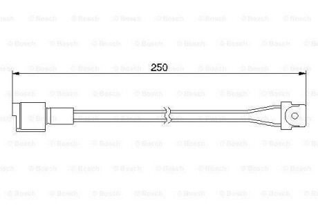 Датчик зносу гальмівних колодок BOSCH 1987474905 (фото 1)