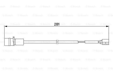 Датчик зносу гальмівних колодок BOSCH 1987474924