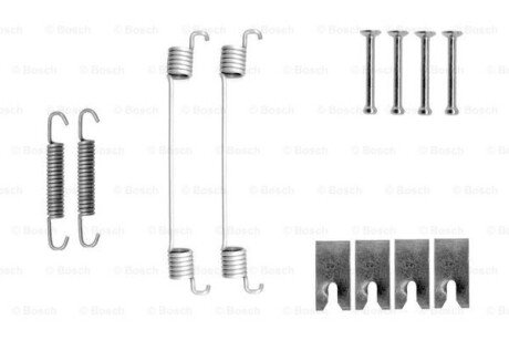 Монтажний набір гальмівних колодок BOSCH 1987475300