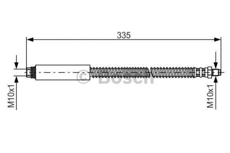 Тормозной шланг BOSCH 1987476078