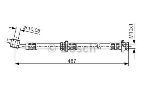 Тормозной шланг BOSCH 1987476135