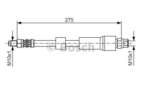 Тормозной шланг BOSCH 1987476174