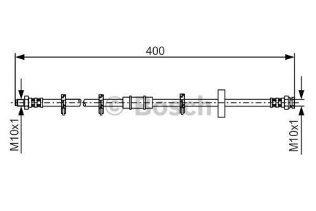 Тормозной шланг BOSCH 1987476413