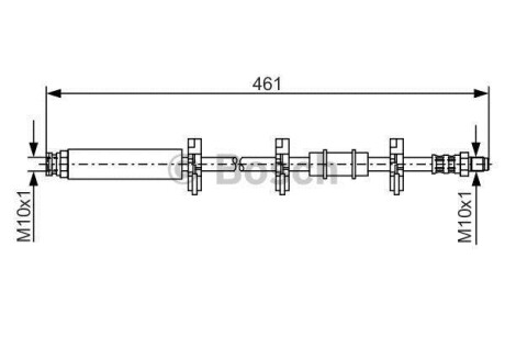 Тормозной шланг BOSCH 1987476463