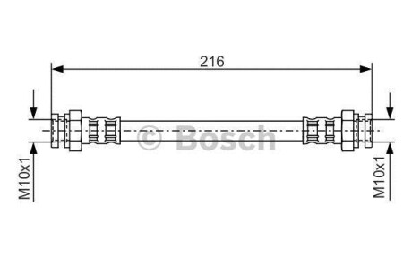 Тормозной шланг BOSCH 1987476529