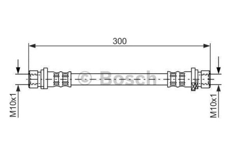 Тормозной шланг BOSCH 1987476583
