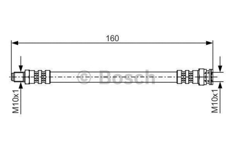 Шланг гальмівний BOSCH 1987476629