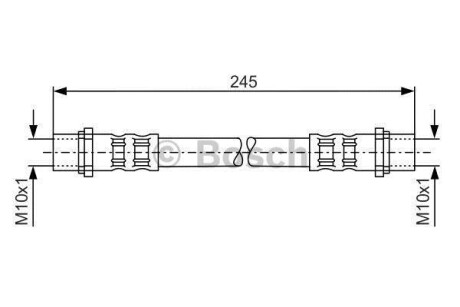Тормозной шланг BOSCH 1987476904