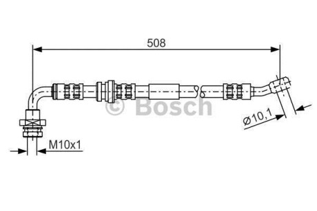 Тормозной шланг BOSCH 1987476932 (фото 1)