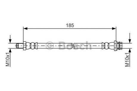 Тормозной шланг BOSCH 1987481564
