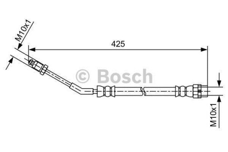 Тормозной шланг BOSCH 1987481579