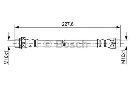 Тормозной шланг BOSCH 1987481582