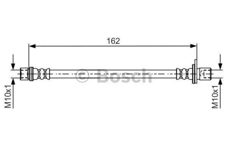 Шланг гальмівний BOSCH 1987481638 (фото 1)