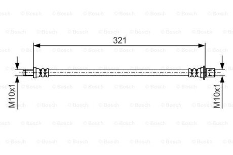 PRZEWУD HAM ELASTYCZNY TOYOTA LITEACE 1.5, 3.0D 85-04 TYЈ BOSCH 1987481A62