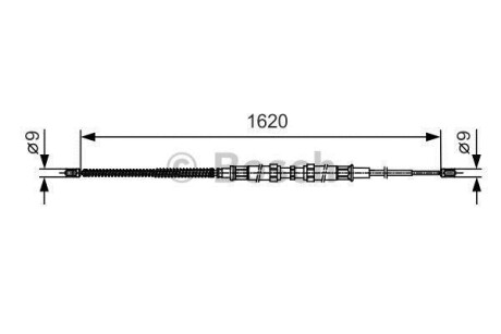 Трос зупиночних гальм BOSCH 1987482129